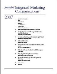 The Journal of Integrated Marketing Communications